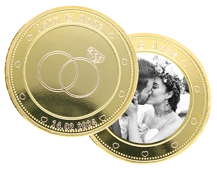 Personalisierte Goldmünzen